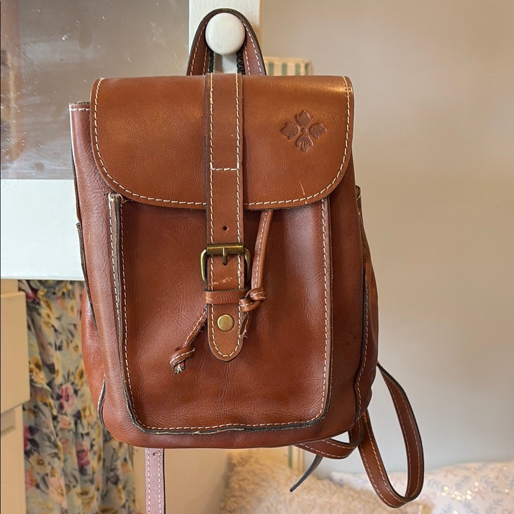 Patricia Nash Mini Leather Backpack